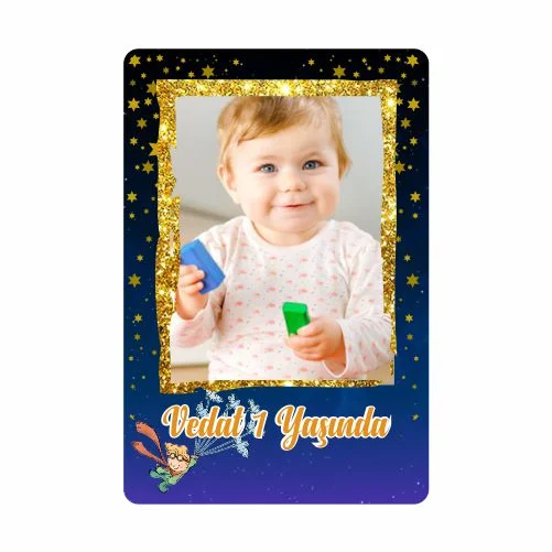 Küçük Prens Temalı Doğum Günü Magneti